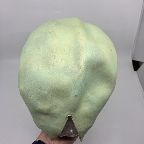 Vintage Alien Mask 1997 The Paper Magic Group Halloween Green Costume Rubber - Picture 3 of 9